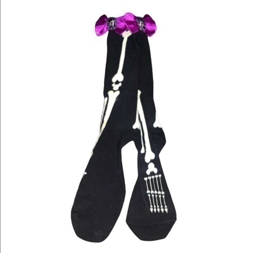 NWT Minnie Mouse Halloween bones socks